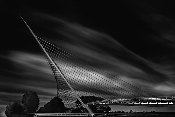 Calatrava Bridge Canon EOS 6D, 17-40mm, 465secs at f/14, ISO 100
