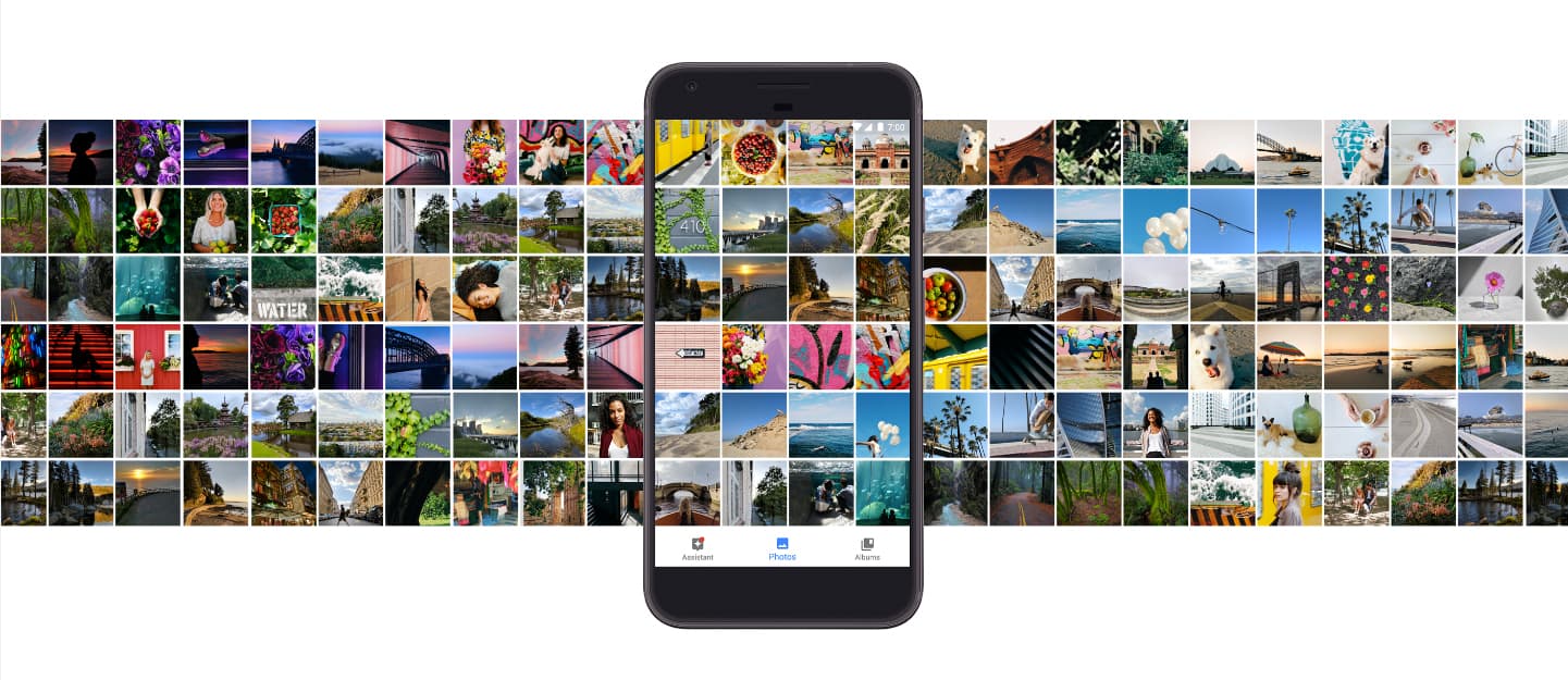 Google intends for Pixel users to store their work using cloud storage