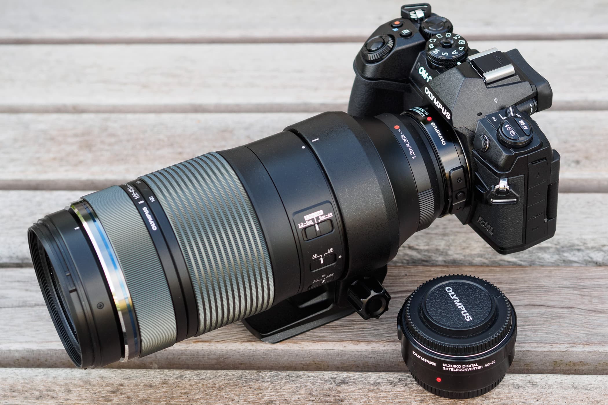 Olympus 100-400mm f/5-6.3 IS with teleconverters